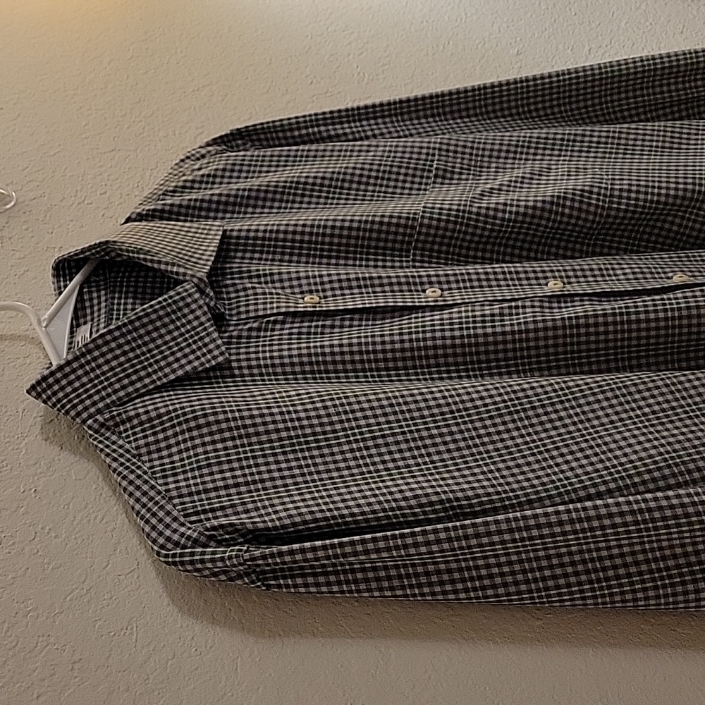 Peter Millar Button-Down - Green - Large - image 2